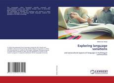 Portada del libro de Exploring language variations