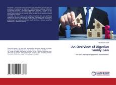 Couverture de An Overview of Algerian Family Law