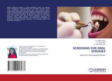 Capa do livro de Screening for Oral Diseases 