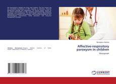 Capa do livro de Affective-respiratory paroxysm in children 