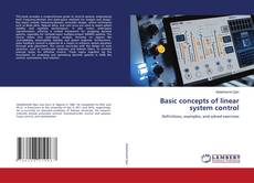 Обложка Basic concepts of linear system control