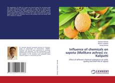Capa do livro de Influence of chemicals on sapota (Malikara achras) cv. Kalipatti 