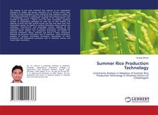 Summer Rice Production Technology的封面