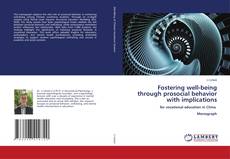 Couverture de Fostering well-being through prosocial behavior with implications