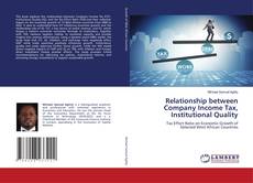 Buchcover von Relationship between Company Income Tax, Institutional Quality