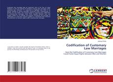 Copertina di Codification of Customary Law Marriages