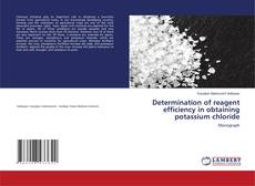 Buchcover von Determination of reagent efficiency in obtaining potassium chloride
