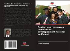 Capa do livro de Gestion des ressources humaines et développement national au Malawi 