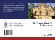 Buchcover von Assessment of Meritocracy, Accountability, and Public Service Reforms