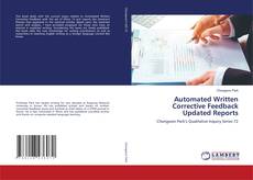 Copertina di Automated Written Corrective Feedback Updated Reports