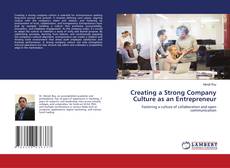Buchcover von Creating a Strong Company Culture as an Entrepreneur