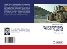 Buchcover von USE OF DIMENSIONAL ANALYSIS IN CEMENT INDUSTRY