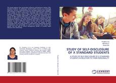 Обложка STUDY OF SELF-DISCLOSURE OF X STANDARD STUDENTS