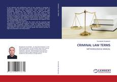Portada del libro de CRIMINAL LAW TERMS