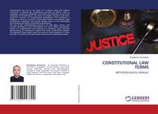 Portada del libro de CONSTITUTIONAL LAW TERMS
