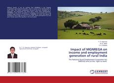 Обложка Impact of MGNREGA on income and employment generation of rural India