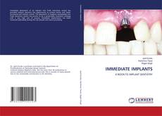 Capa do livro de IMMEDIATE IMPLANTS 