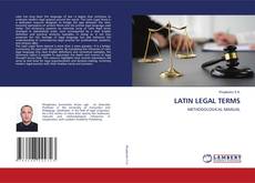Buchcover von LATIN LEGAL TERMS