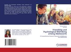 Couverture de Friendship and Psychological Well-Being among Adolescents