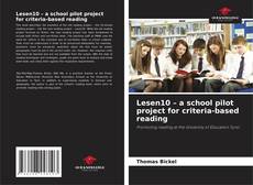 Lesen10 – a school pilot project for criteria-based reading kitap kapağı
