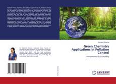 Green Chemistry Applications in Pollution Control kitap kapağı