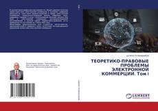 ТЕОРЕТИКО-ПРАВОВЫЕ ПРОБЛЕМЫ ЭЛЕКТРОННОЙ КОММЕРЦИИ. Том I的封面