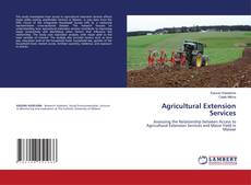 Обложка Agricultural Extension Services
