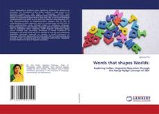 Buchcover von Words that shapes Worlds: