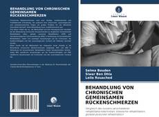 Capa do livro de BEHANDLUNG VON CHRONISCHEN GEMEINSAMEN RÜCKENSCHMERZEN 