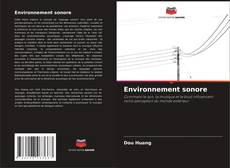 Capa do livro de Environnement sonore 