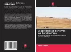 Bookcover of A apropriação de terras no Burkina Faso
