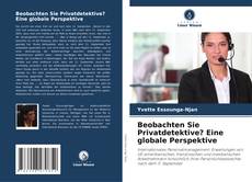 Couverture de Beobachten Sie Privatdetektive? Eine globale Perspektive