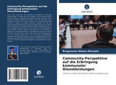 Обложка Community-Perspektive auf die Erbringung kommunaler Dienstleistungen