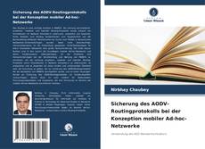 Borítókép a  Sicherung des AODV-Routingprotokolls bei der Konzeption mobiler Ad-hoc-Netzwerke - hoz