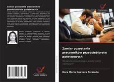 Zamiar pozostania pracowników przedsiębiorstw państwowych的封面