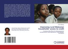 Bookcover of Improving rural Malawian households’ access to credit
