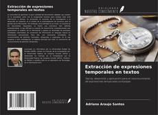 Capa do livro de Extracción de expresiones temporales en textos 