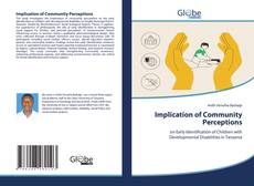 Bookcover of Implication of Community Perceptions