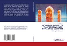 Capa do livro de SOCIO-LEGAL INQUIRY OF WAQF ENDOWMENT IN DEVELOPING COUNTRIES 