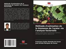 Copertina di Méthode d'estimation de la biomasse de l'açaïer via l'analyse factorielle
