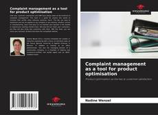 Borítókép a  Complaint management as a tool for product optimisation - hoz