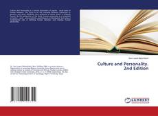 Capa do livro de Culture and Personality. 2nd Edition 