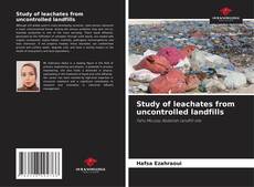 Buchcover von Study of leachates from uncontrolled landfills