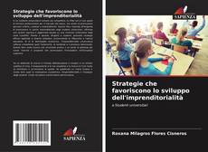 Buchcover von Strategie che favoriscono lo sviluppo dell'imprenditorialità