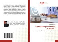 Copertina di Biotechnologie et santé humaine