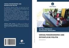 Bookcover of VERHALTENSÖKONOMIE UND ÖFFENTLICHE POLITIK