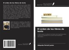 Buchcover von El orden de los libros de texto