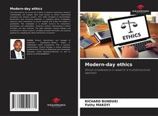 Buchcover von Modern-day ethics