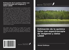 Buchcover von Estimación de la química foliar con espectroscopia de imágenes y datos LiDAR