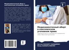Portada del libro de Медикаментозный аборт в конголезском уголовном праве